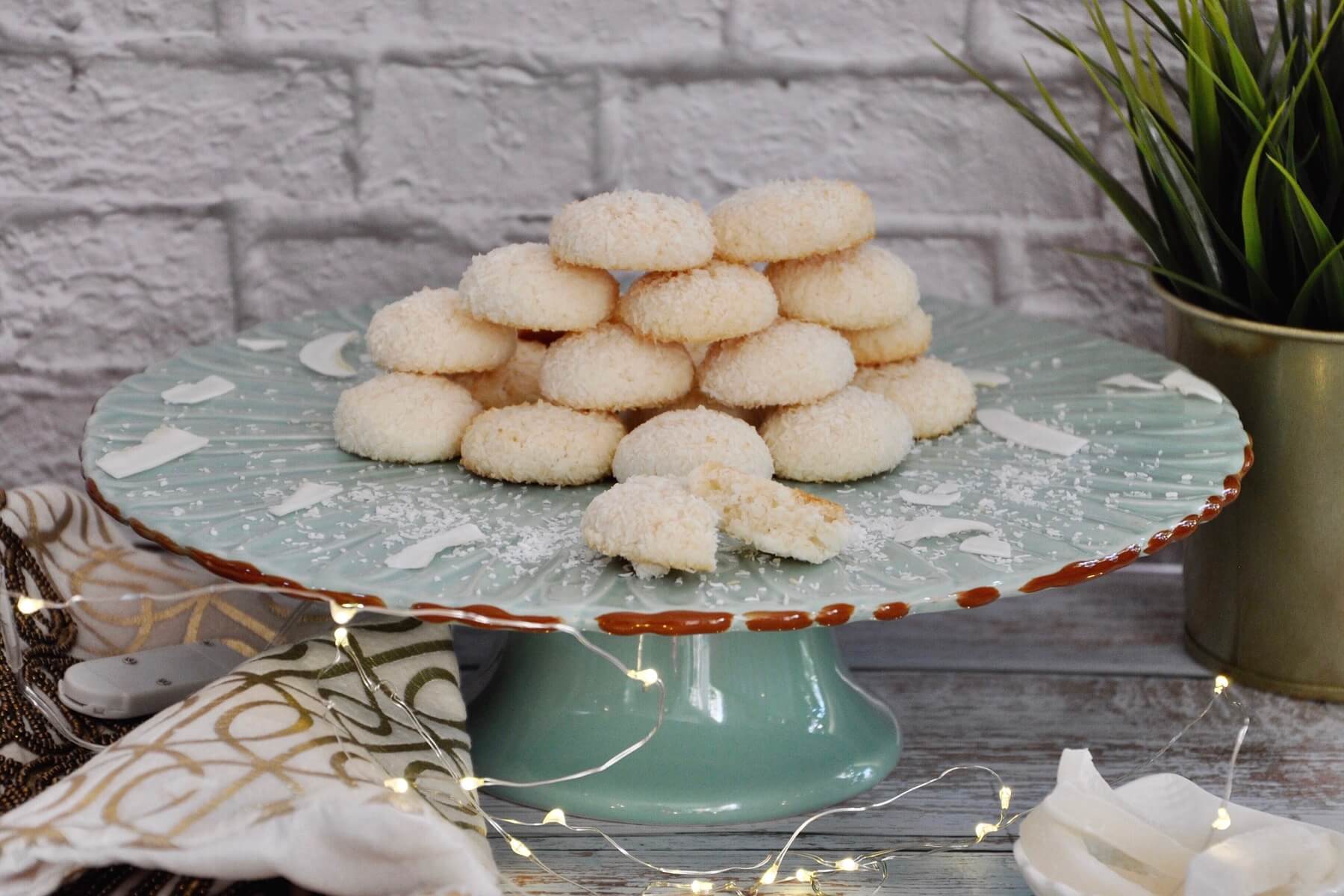 Baked to golden brown perfection with a fluffy texture, these Toasted Coconut Cookies are the perfect holiday treat! Enjoy them as a light dessert and savor the subtle sweetness and delicious coconut flavor!