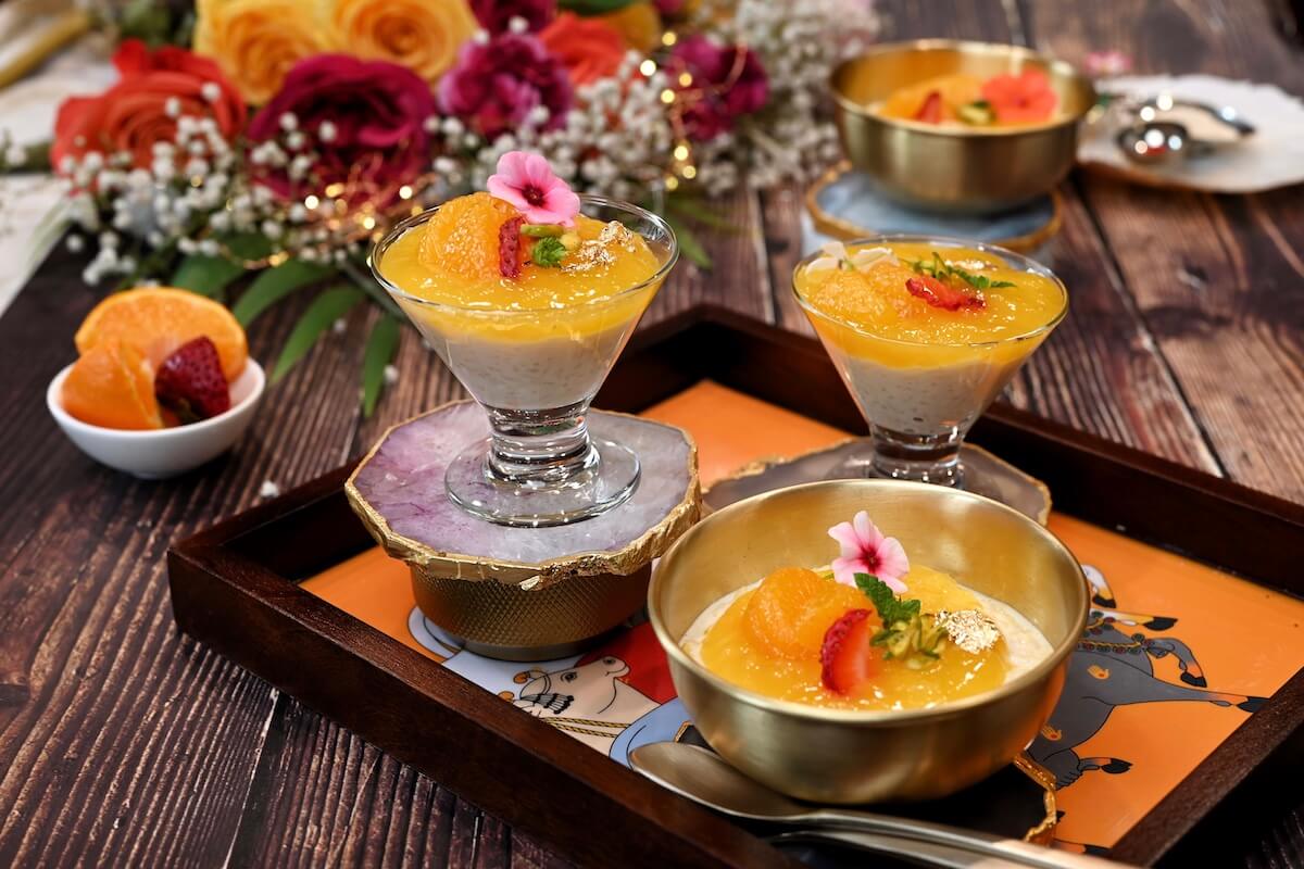 Orange Vanilla Rice Kheer - Rice Pudding