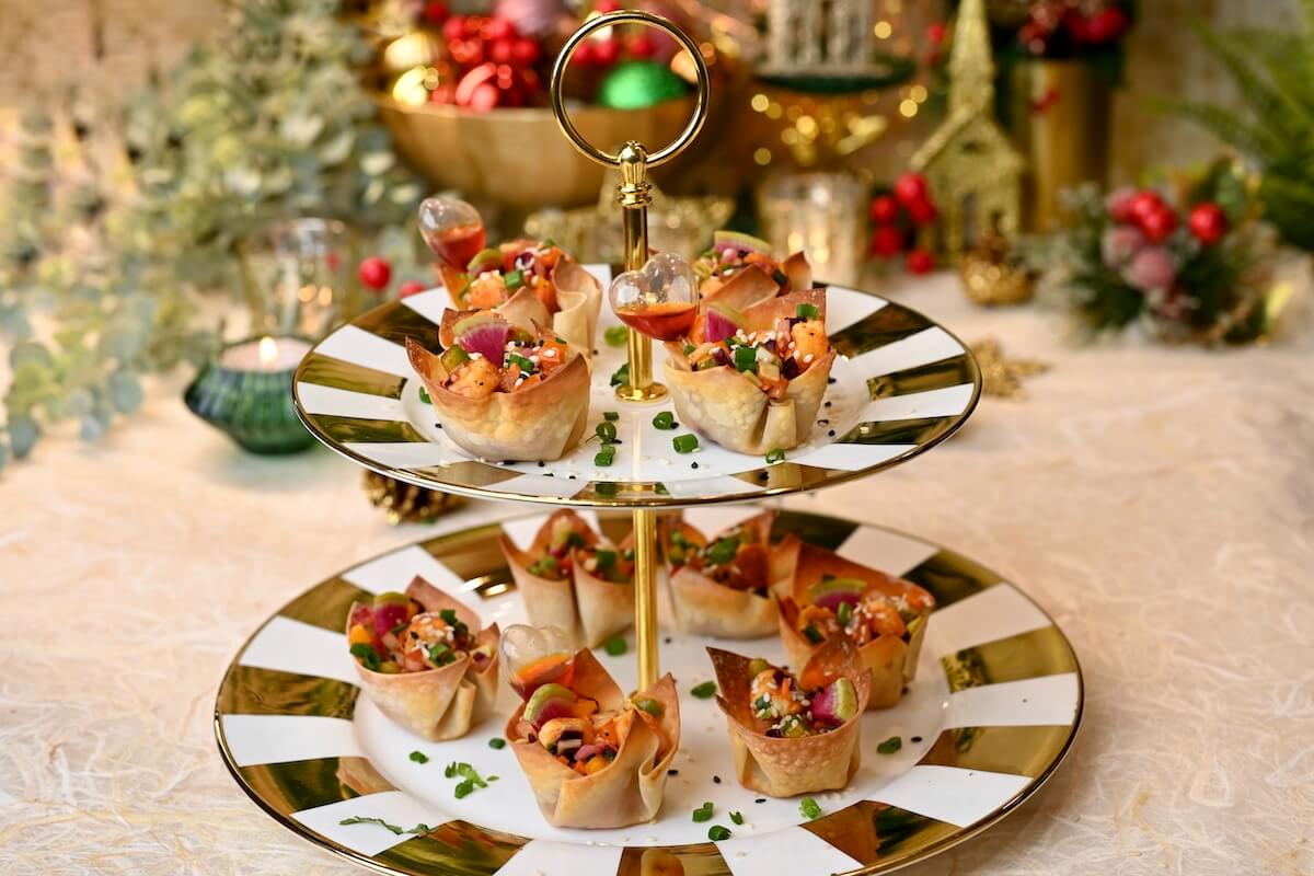 Chinese Bhel Wonton Cups