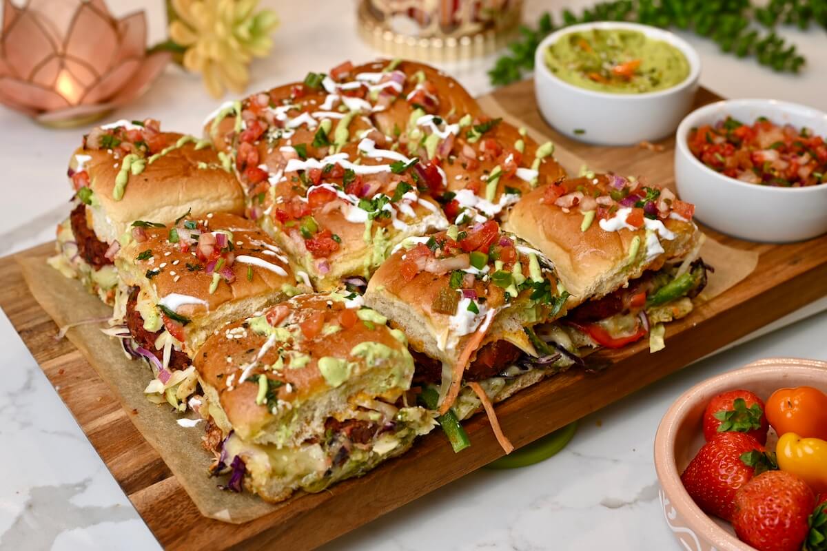 Rajma Kebab Sliders - Kidney Bean Sliders