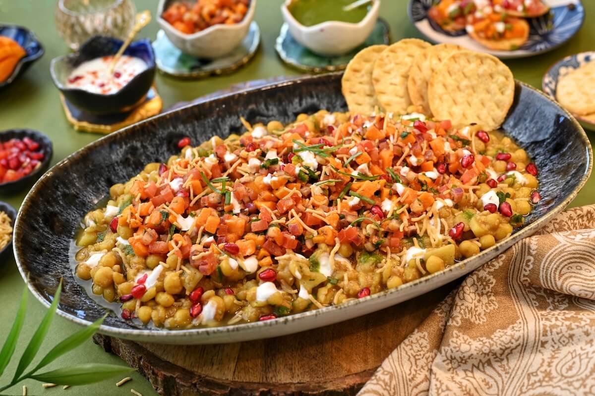 Mango Salsa Matra Chaat