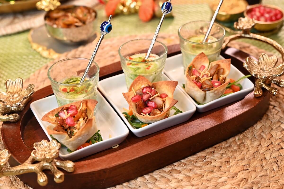 Water Chestnut Wonton Cups