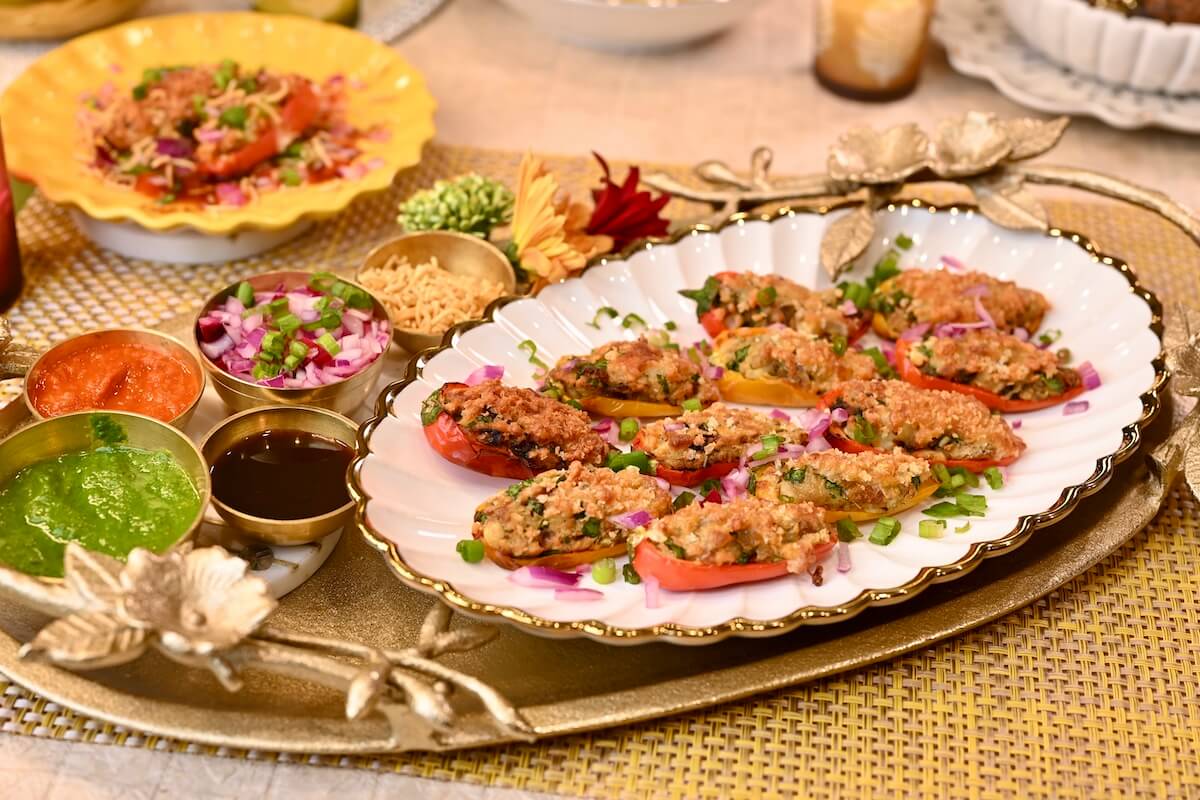 Masala Stuffed Peppers