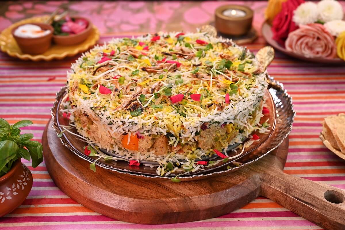 Kasundi Paneer Herbed Rice