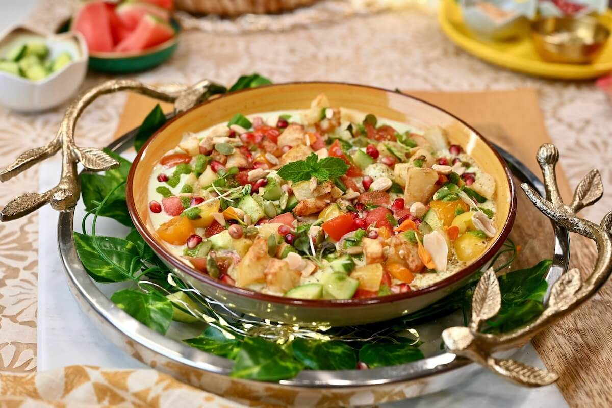 Fruit & Nut Makhana Chaat