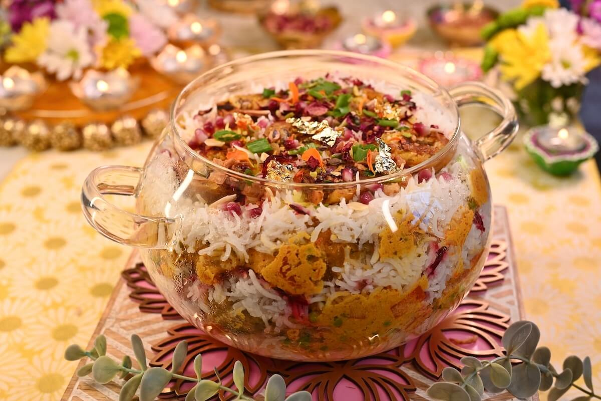 Rajasthani Govind Gatta Layered Pulao