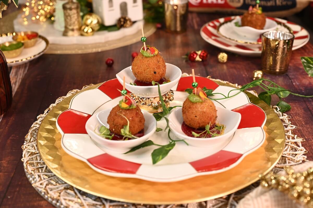 Tandoori Paneer Rice Balls