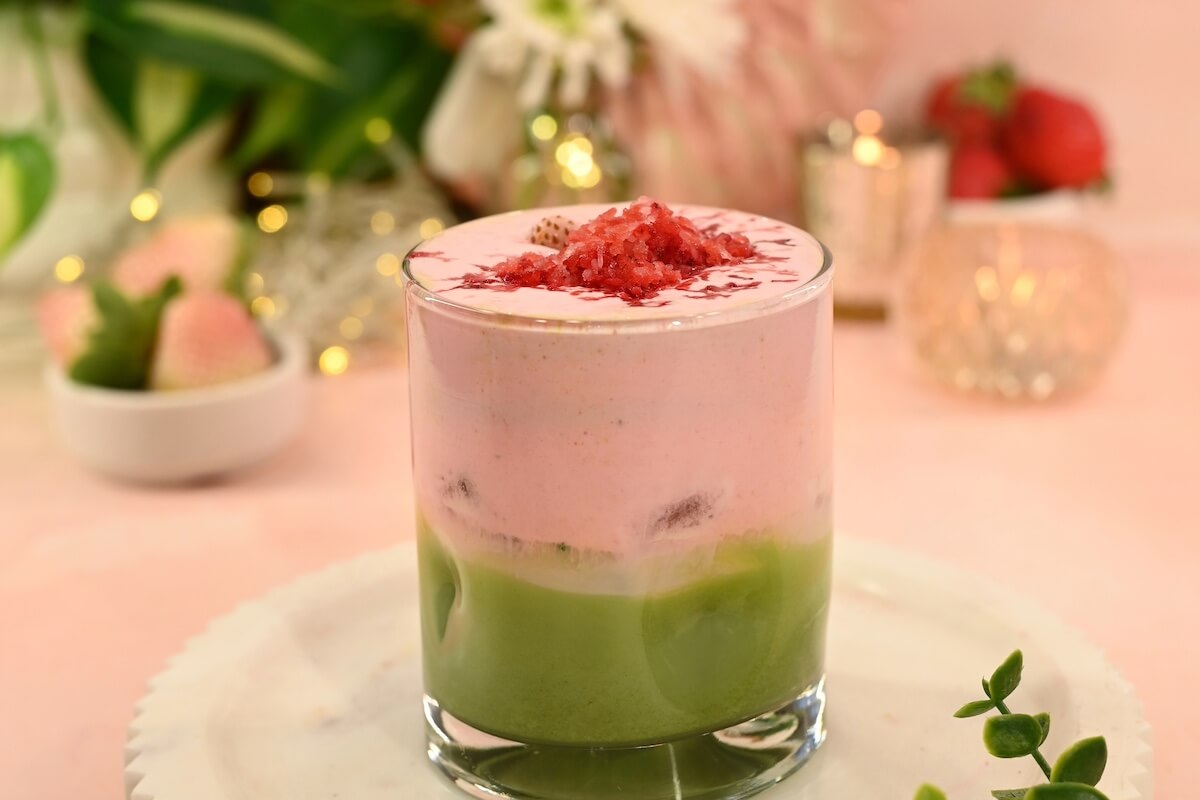 Strawberry Cream Matcha